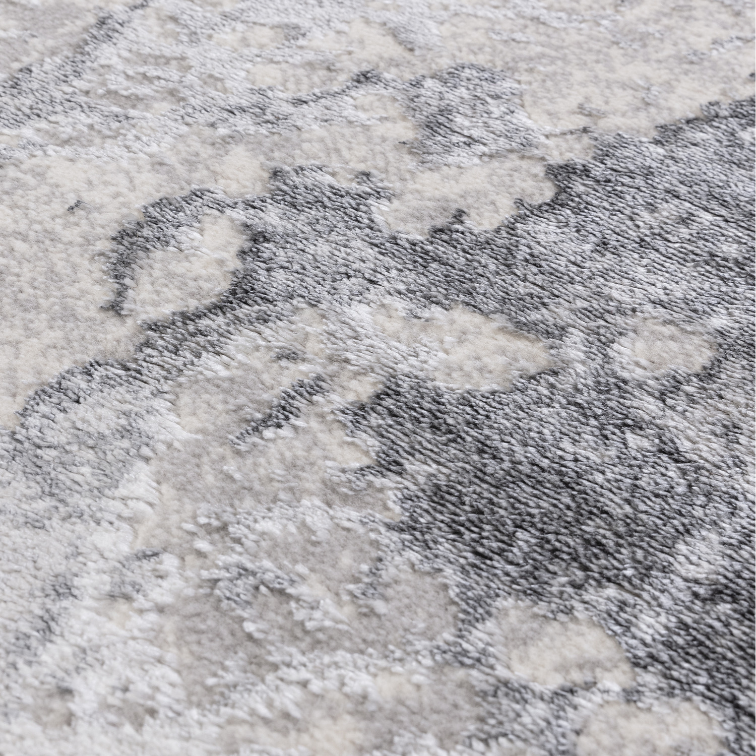 Smart Ritz Rugs Ritz Metallic Abstract Charcoal Living Area Rug