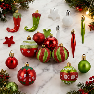 Lifeideas Set of 70 Hanging Christmas Tree Baubles