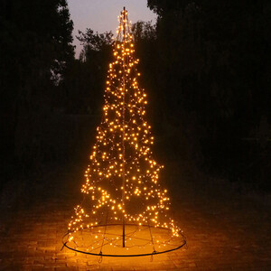 All surface 3.6m 1080 Gold Led Tree - 10 Twinkle