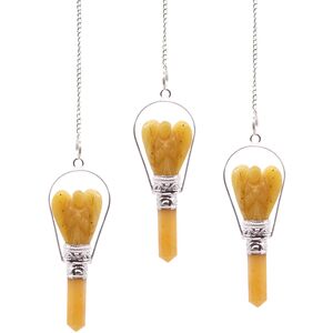 Angel Pendulum with Ring Quartz