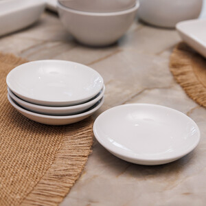 Mikasa Chalk Set of 4 Porcelain Dip Bowls