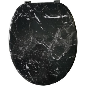 Modern Marble Effect Toilet Seat