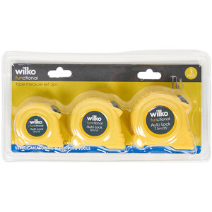 Pack of 3 Functional Tape Measure Set