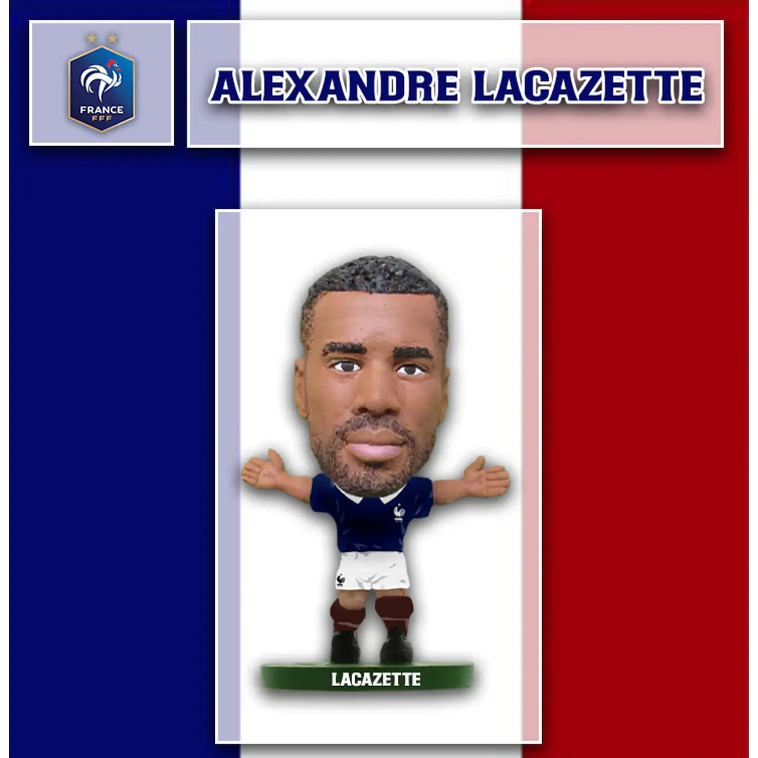 SoccerStarz France Alexandre Lacazette 2014 5cm Figure - Blue