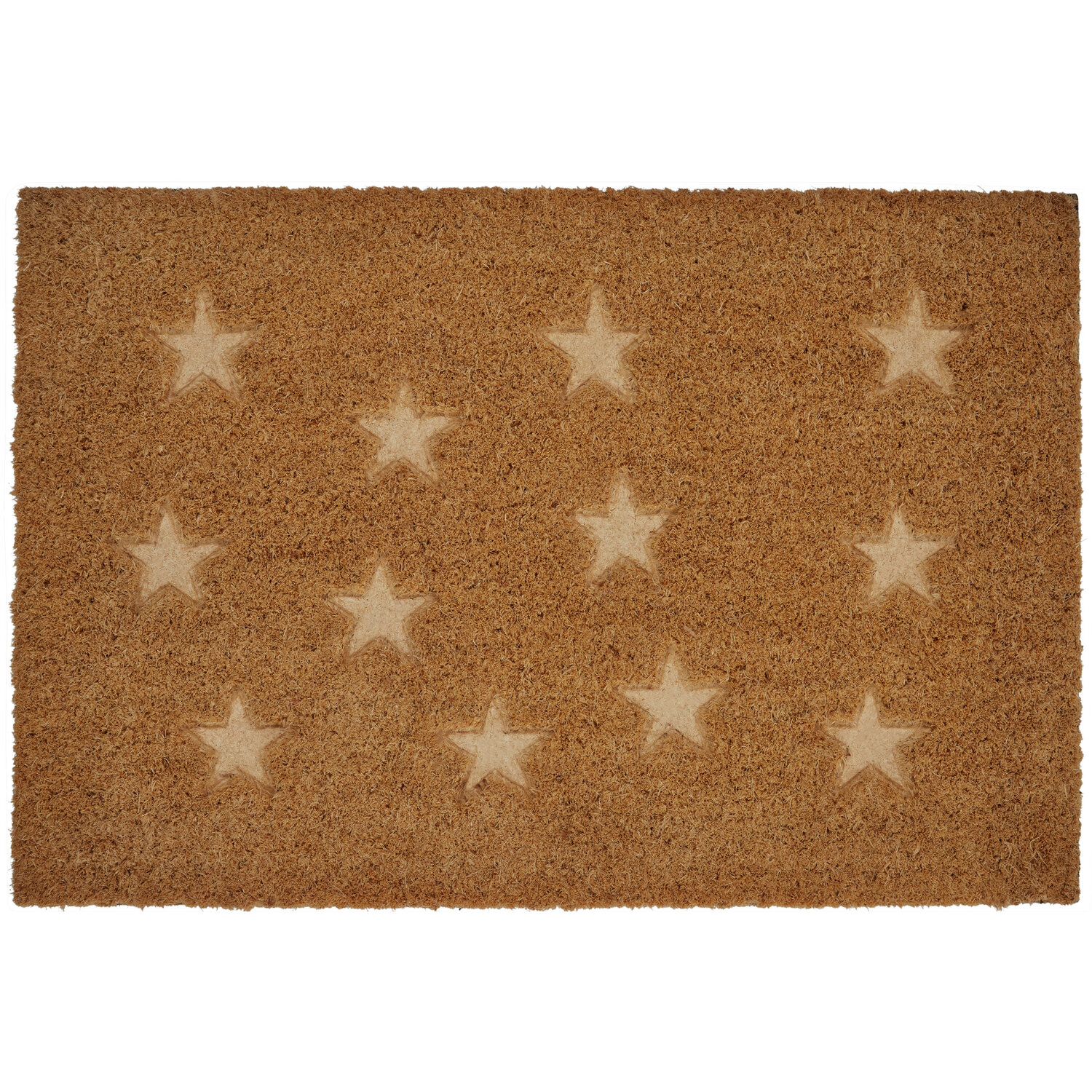 Filta Star embossed coir doormat - Brown