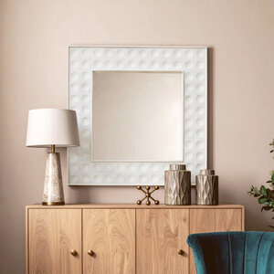Mataram Black Natural Rattan Wall Mirror