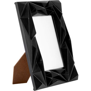 Geo Prisma Black 4in x 6in Photo Frame