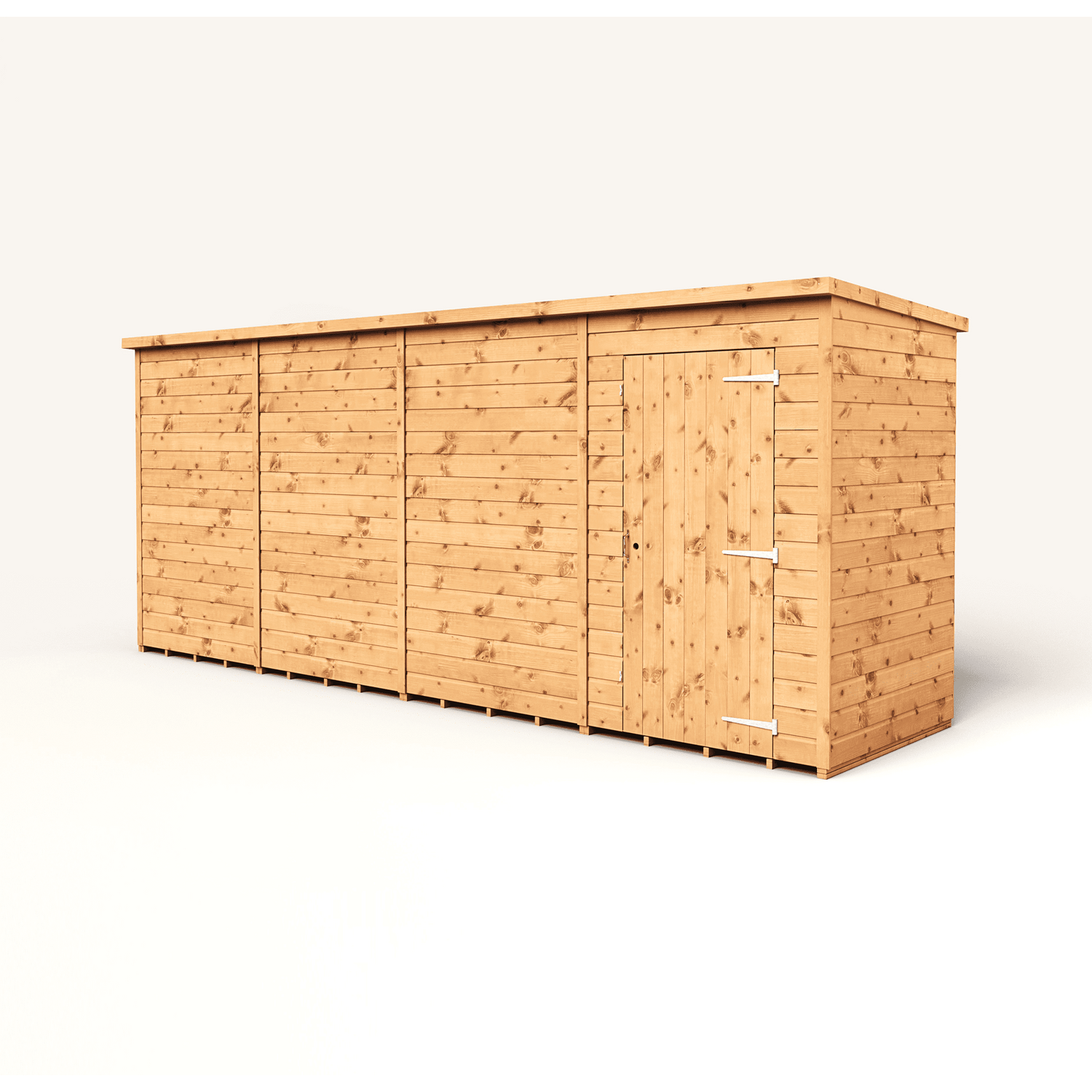 B&Q - Empire Modular Pent 16X4 Single Door No Windows - Image 5