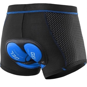 Men 3D Gel Padded Cycling Underwear Shorts