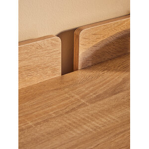 Bradbury Natural Oak One Drawer Desk