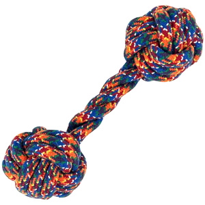 HugglePets Mountain Rope Dumbell Dog Toy