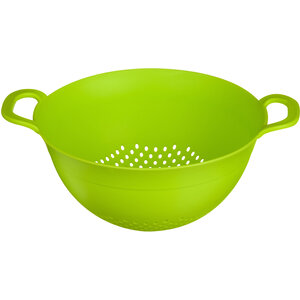 Elon Lime Green Plastic Large Colander