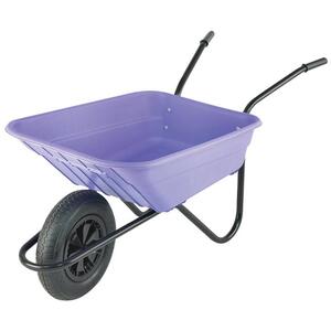 Walsall 90L Lilac Polypropylene Wheelbarrows