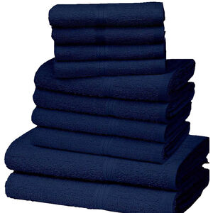 K Collection Egyptian Cotton Towel Set (Pack of 10)