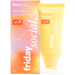 Face Facts Friday Social Beach Daze SPF50 Cream
