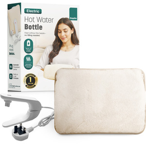 KEPLIN Rechargeable Electric Hot Water Bottle - Auto Shut-Off, 65°C Max