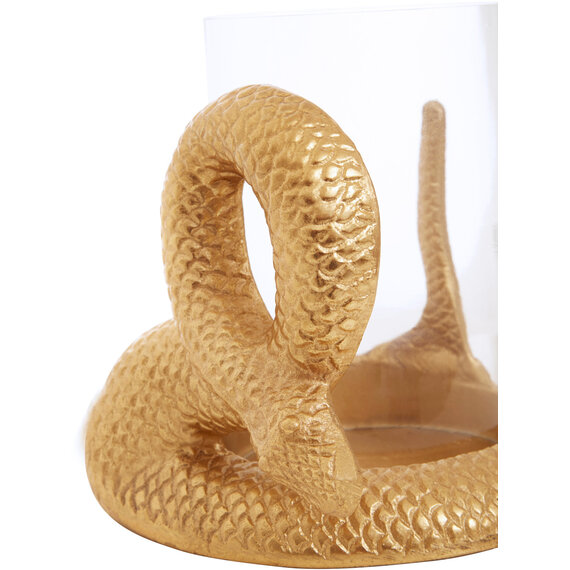 Serpent Gold Candle Holder
