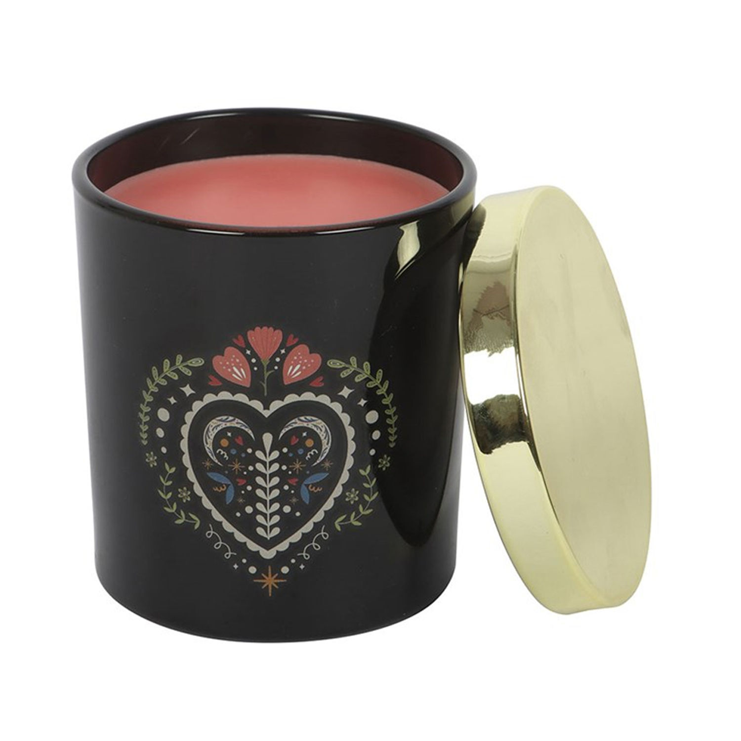 Something Different Midnight Bloom French Tulip Scented Candle - Black