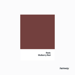 Hemway Chalk Paint Flat Matt Mulberry Red 1L