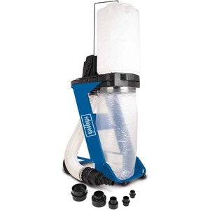 Scheppach DC500 Dust Extractor - 550W, 1150 m³/h, 75L Collection Bag, 2m Hose and 6-Adapter Set