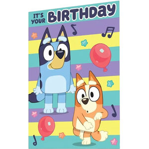 Bluey 3D & Lenticular Birthday Card
