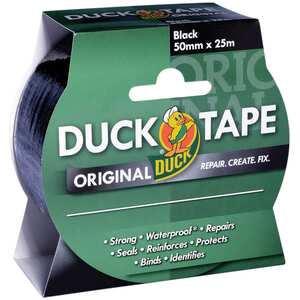 Shurtape original duck tape black 50mm x 25m
