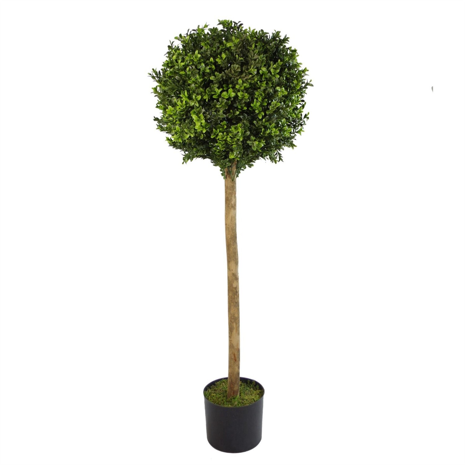 120cm Artificial Boxwood Ball Tree - Green