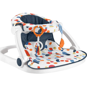Fisher Price Portable Baby Chair Sit Me Up Floor Seat with Developmental Toys