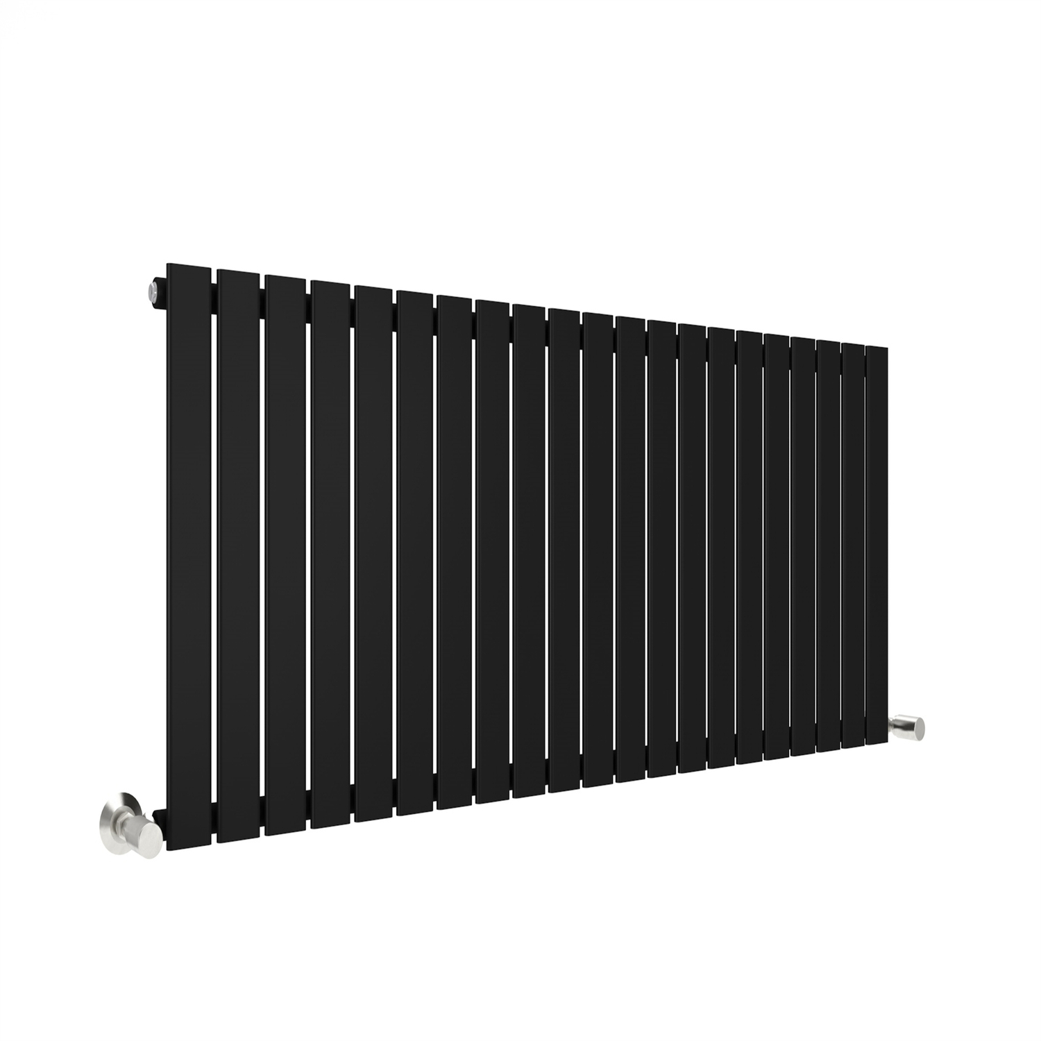 Mcc Direct Single Flat Panel Vertical Radiator 600 X 1428 Mm Black