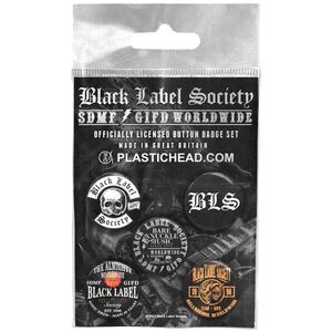 Black Label Society Logo Badge Set (Pack of 5)