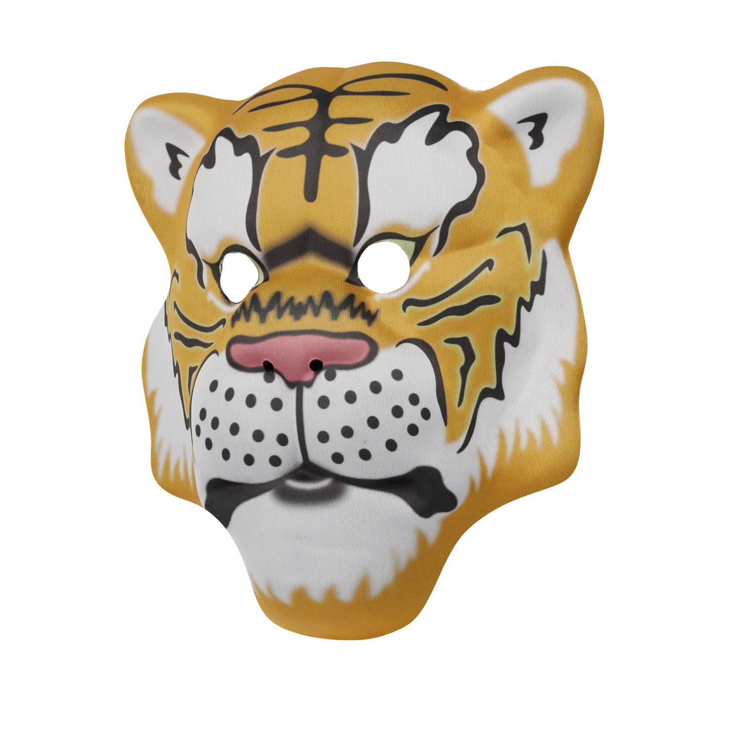 Smiffys Unisex Adult Tiger Mask - Yellow/Black