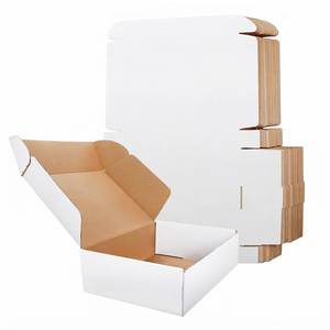 50 White Die Cut Postal Boxes 10 x 6 x 4