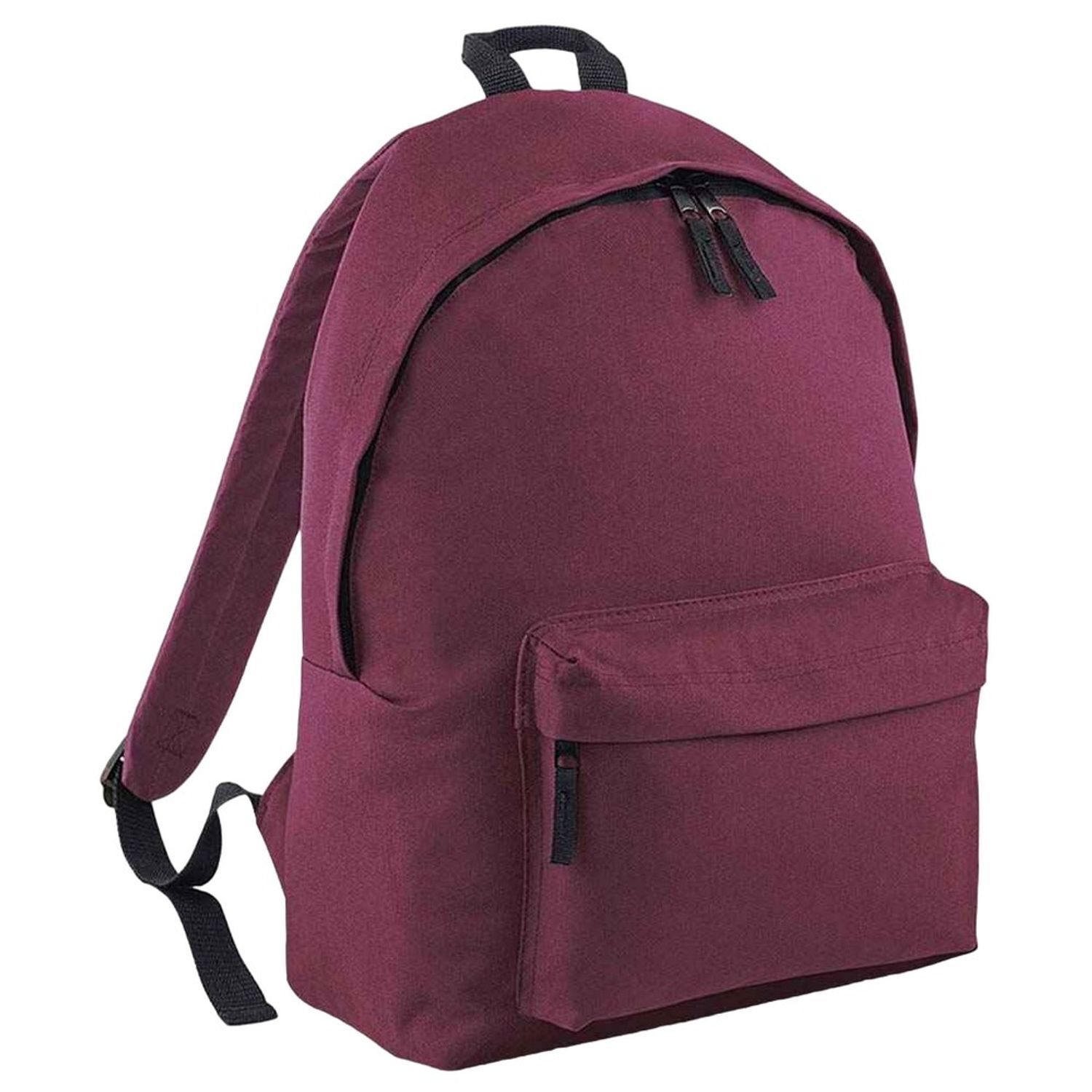 Bagbase Original Plain Backpack - Burgundy / Fabric