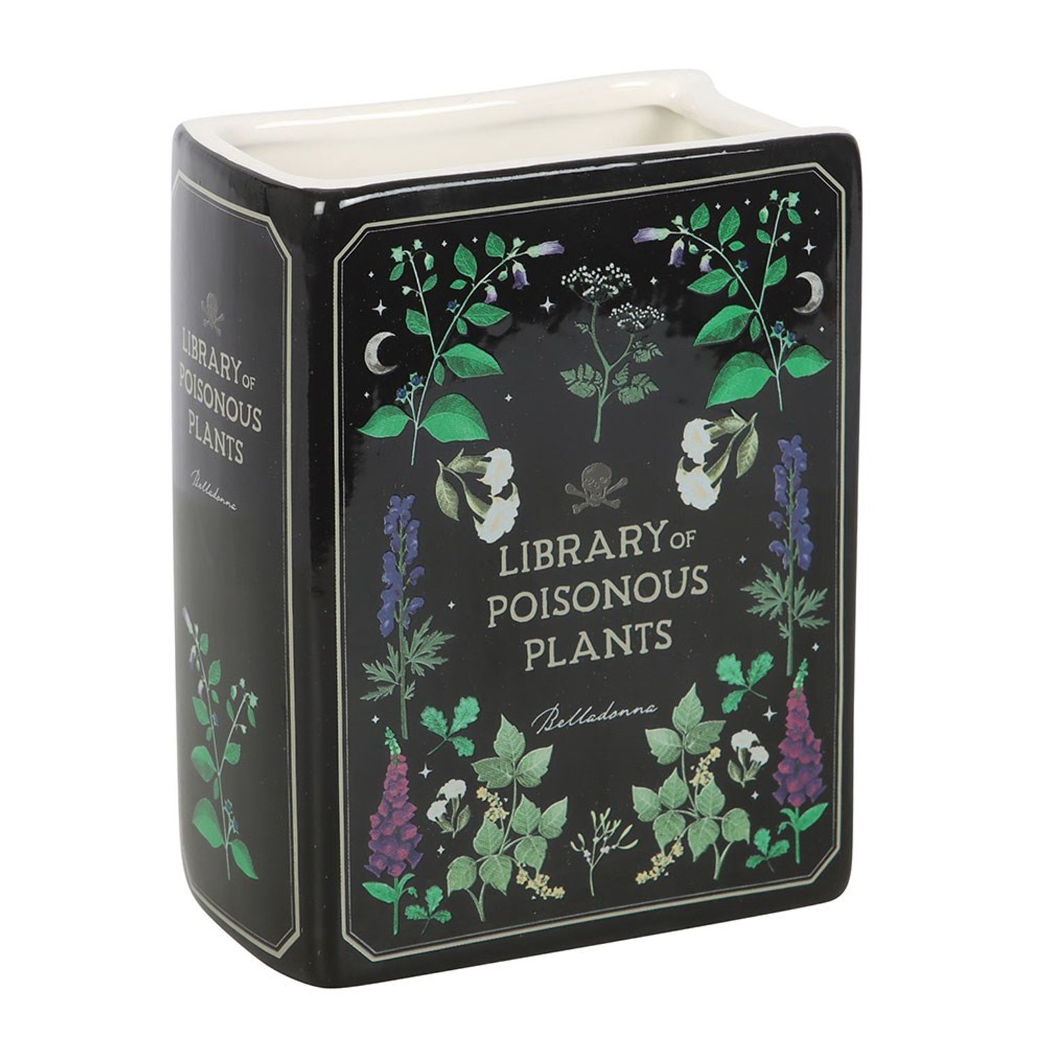 Something Different Poisonous Plants Book Vase - Black