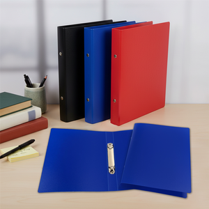 Pack of 3 A5 PP Ring Binders ¿ 25mm Spine, 2 O-Ring Mechanism