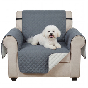 PawHut Waterproof Sofa Cover 3 Seater for Dogs Cats Pets 192L x 177W Grey