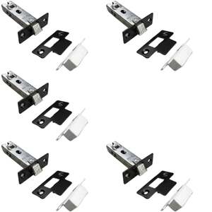 Pack of 8 Bolt Through Mortice Tubular Door Latch For Replacement Projects shot 18279459