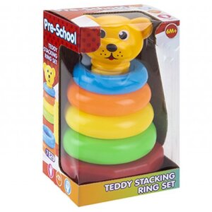 Teddy Stacking Ring Set Toys and Games
