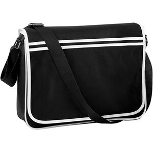 Bagbase Retro Adjustable Messenger Bag (12 Litres) (Pack Of 2)