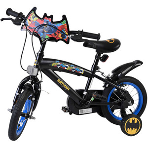 DC COMICS Batman 20509-FW12UK 12-Inch Boys Children's Bike - Black/Blue