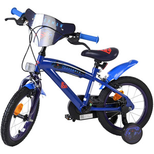 DC COMICS Superman 20553-FW14UK 14-Inch Boys Children's Bike - Blue/Black