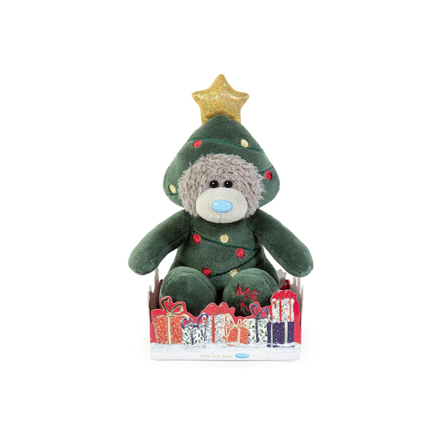 Carte Blanche Greetings Ltd Npp Light/Gold Christmas Tree Tatty Teddy - Image 5