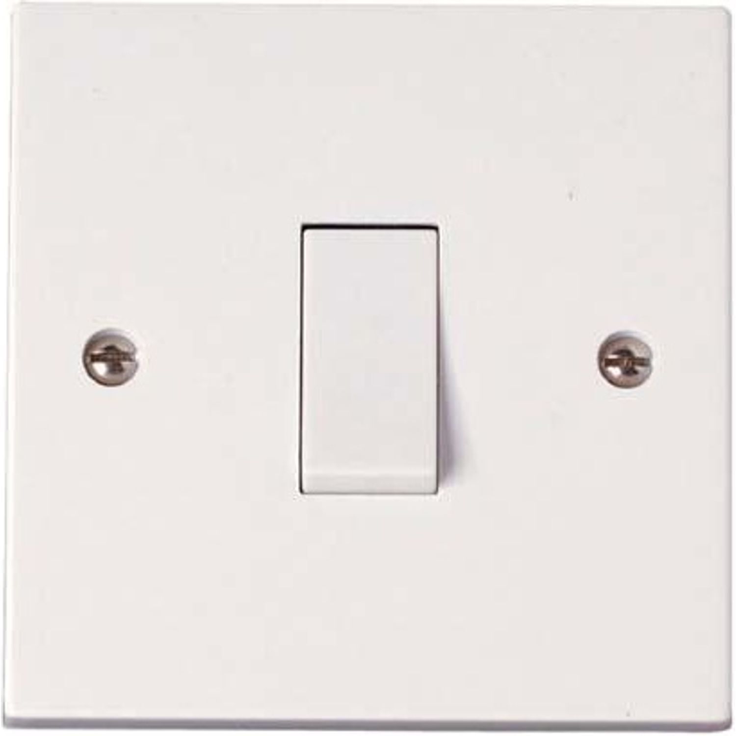 Dencon 10A 1 Gang 2 Way Switch - White