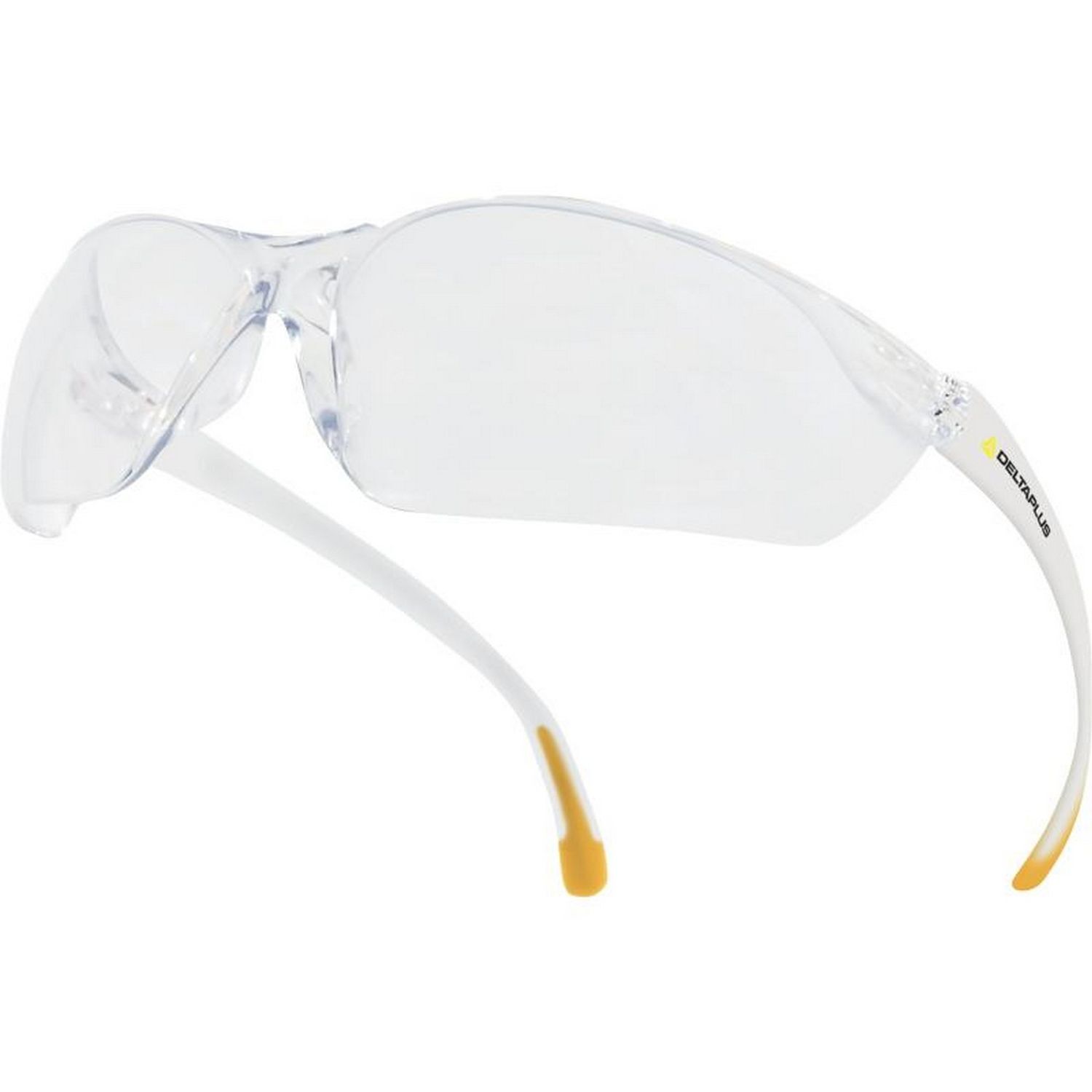 (One Size, Clear) Delta Plus Meia Polycarbonate Lens Work Safety Glasses - Image 2