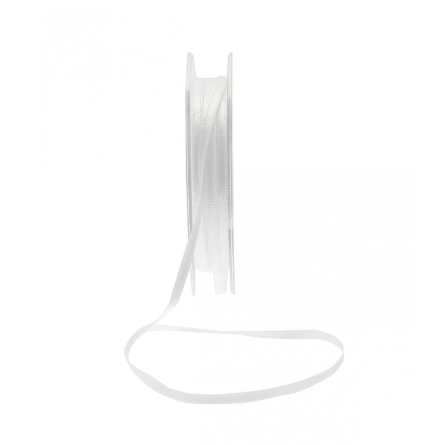  - Satin Ribbon 4 PackWhite Party Decoration - Image 3