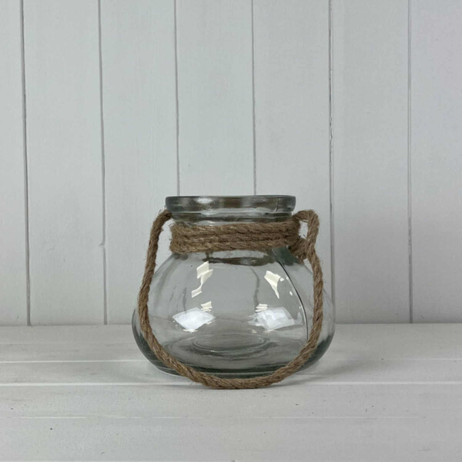 Kdmd Unisex Grey Glass Round Vase 16Cm - Image 2