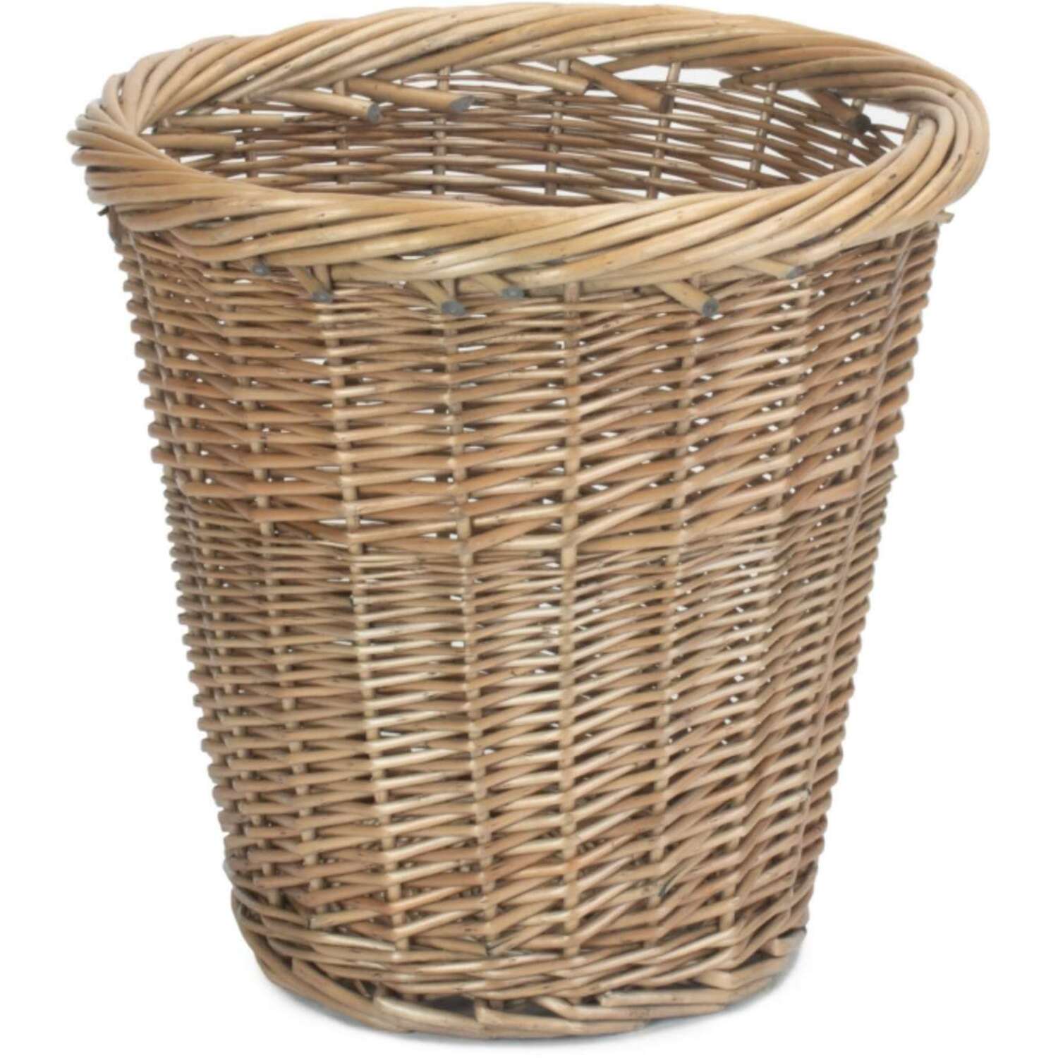 Red Hamper Antique Wash Waster Paper Bin - Grey - Image 4