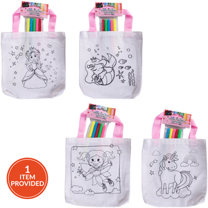 Colour In Canvas Bag