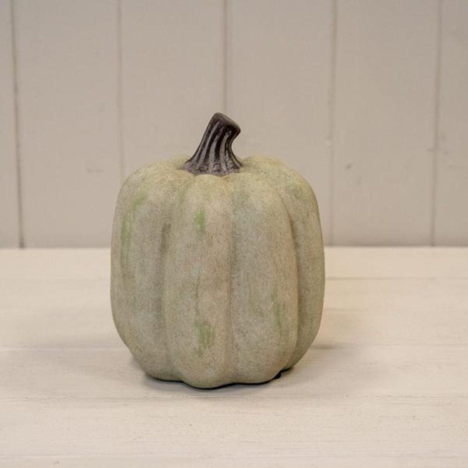 Kdmd Unisex Pale Green Medium Dusty Green Ceramic Pumpkin Ornament In - Image 2