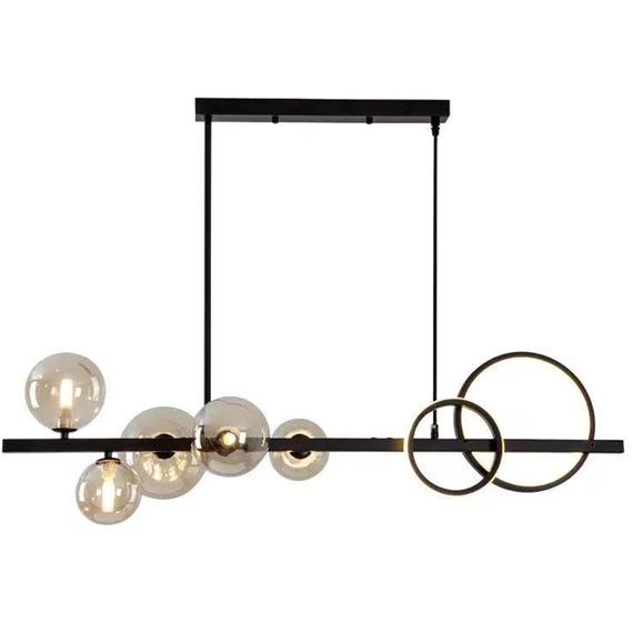 LED Height-Adjustable Dining Table Ceiling Light